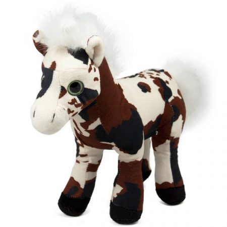Мягкая игрушка Лошадь с пятнами, звуком и белой гривой  30 cm - 0.224 kg -  67880