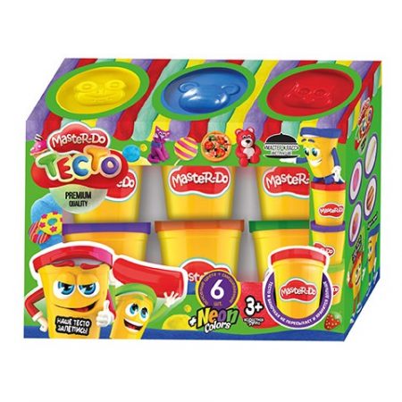 Набор для творчества (тесто для лепки MASTER DO) (6 шт. X 50 г) 19 493