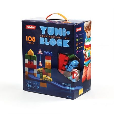 Конструктор YUNI-BLOK 108 шт (коробка) 33 035