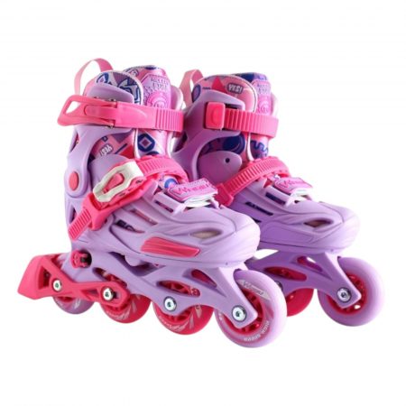 Набор роликов розовый 39-42 L 66251