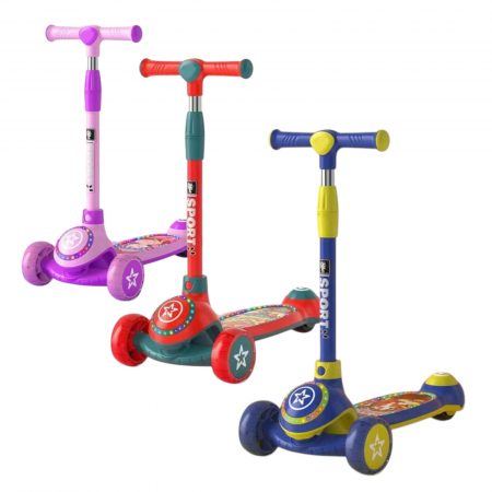 Самокат со звуком и светом 66927