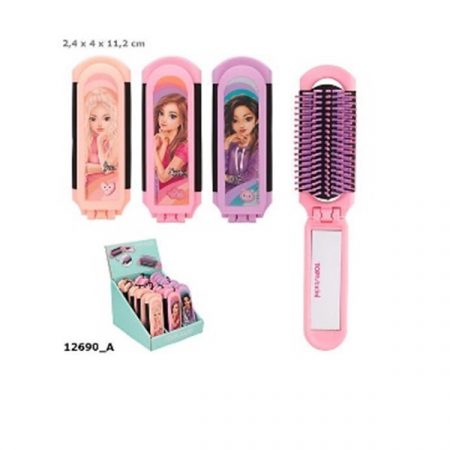 Расческа складная с зеркалом 68760