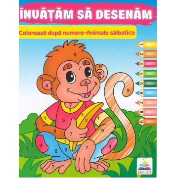 Раскрась по номерам - Дикие животные 48981