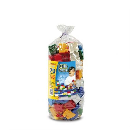 Конструктор из иуни-блоков 70 шт большой 15 395