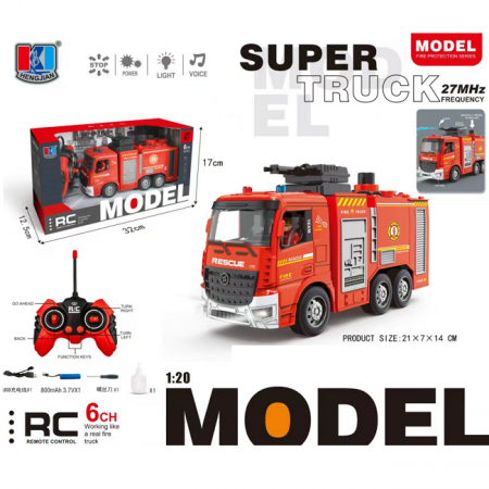 Машина с Р/У звуком и светом 67296