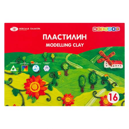 Пластилин Tvetic 12 цветов 48128