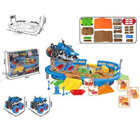 Набор машин с аксессуарами (инструкция на румынском) 72156