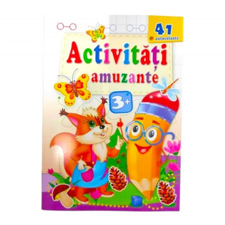 Развлекательные активности - Белочка + наклейки 50856