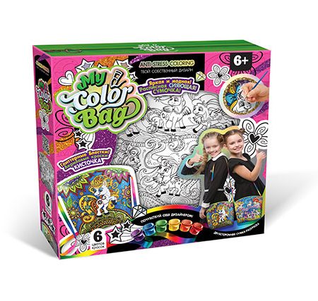 Набор для творчества (My Color Bag) мини сумка для раскрашивания 19366