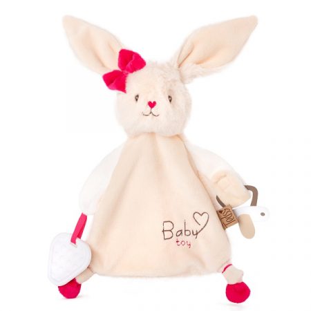 Мягкое полотенце для малыша Зайка  30 cm - 0.08 kg -  67865