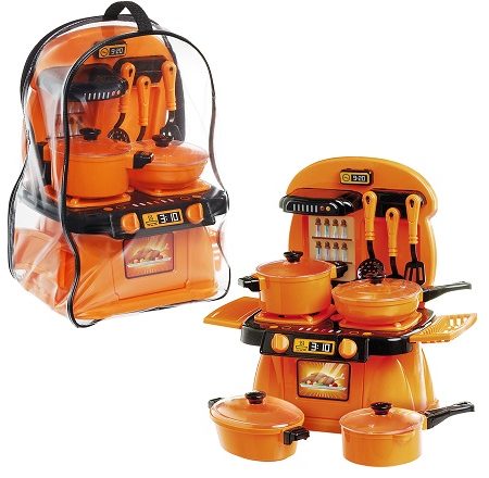 Набор посуды Cooking Plate (10 шт) оранжевый – 43 939