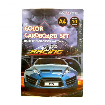 Цветной картон 10 цветов 69922