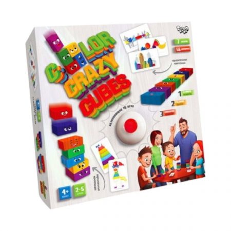 Настольная игра ( Цветные сумашедшие кубики ) 35708