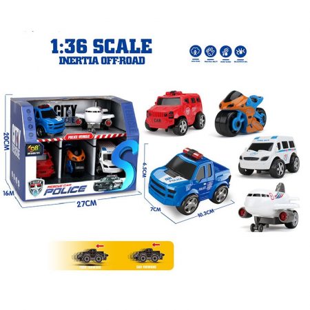 Набор машин (5 шт.) (инструкция на румынском) 72154