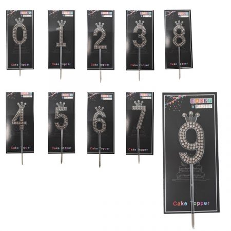 Топпер цифра 0-9 (1 шт) – 55135