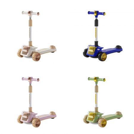 Самокат со звуком и светом 69260