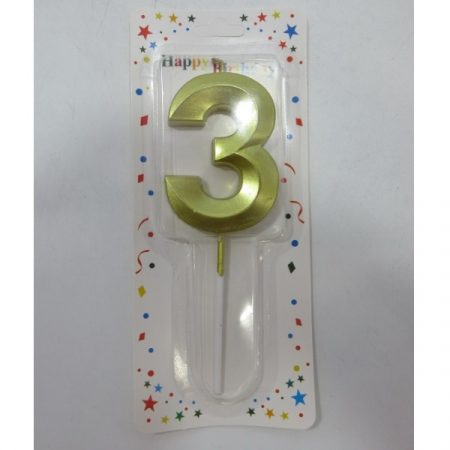 Золотая свеча цифра 3 – 59 040