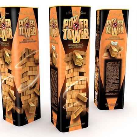 Настольная игра ( Силовая башня ) (6 в тубе) 19 470