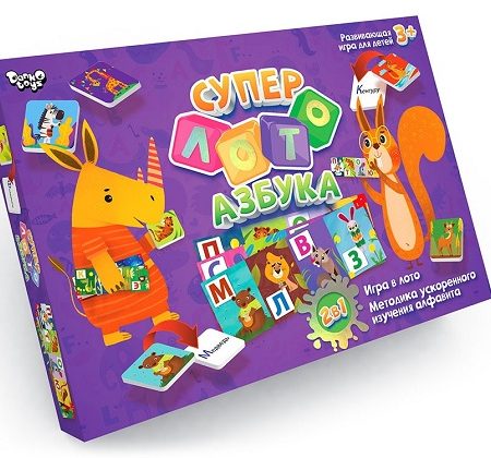 Детская игра ( Лото + Алфавит ) 15 135