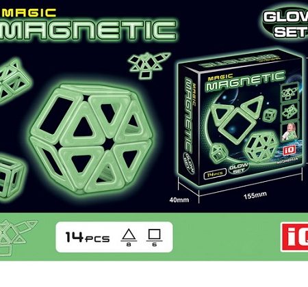Флуоресцентный магнитный конструктор (14 шт) 39 776