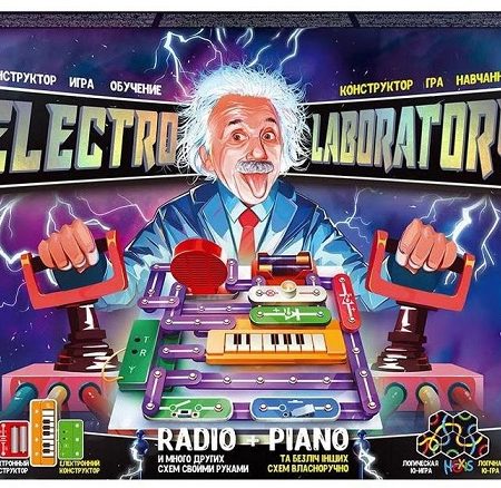 Электронный конструктор Набор для творчества "Электролаборатория. Радио+Пианино" 35798