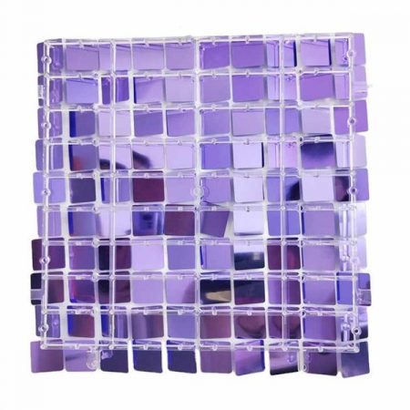 Декоративная стена фиолетовая 65530