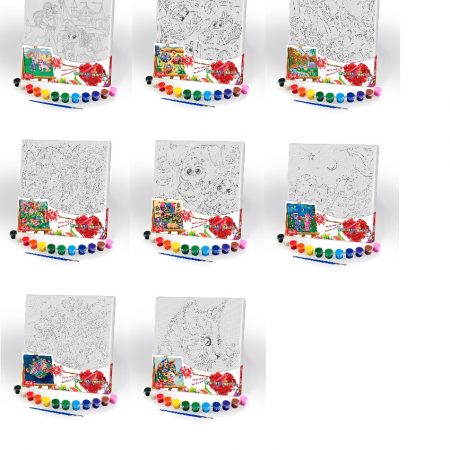 Набор для творчества Рисуем на холсте 31*31 (без коробки) 23149