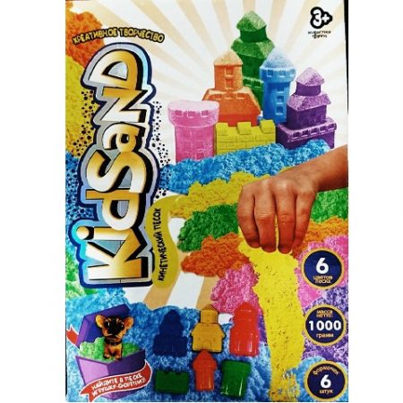 Кинетический песок ( KIDSAND ), 1000 гр. коробка упаковка 22952