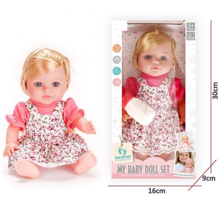 Кукла с аксессуарами и звуком (инструкция на румынском) 72419