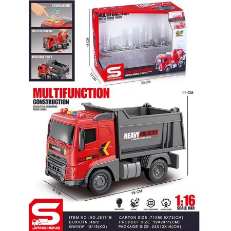 Грузовик со звуком и светом (инструкция на румынском) 72126