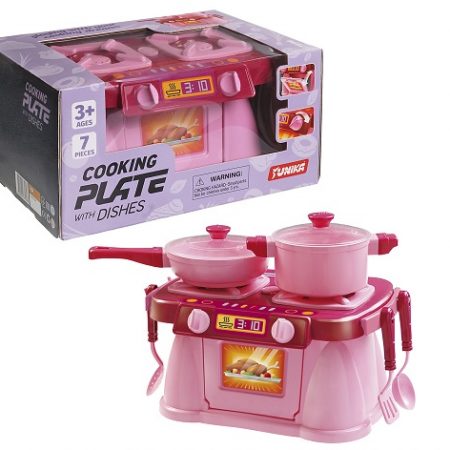 Набор посуды Cooking Plate (7 шт) розовый (коробка) – 43 942