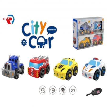 Набор машин с отверткой (4 шт) 67262