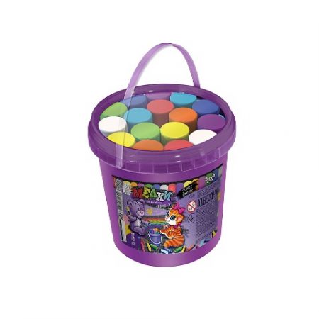 Мел для рисования на асфальте, ведерко ( MEGA ) 16 шт 22980