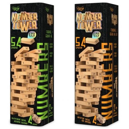 Настольная игра ( NUMBER TOWER ) трубка 23044