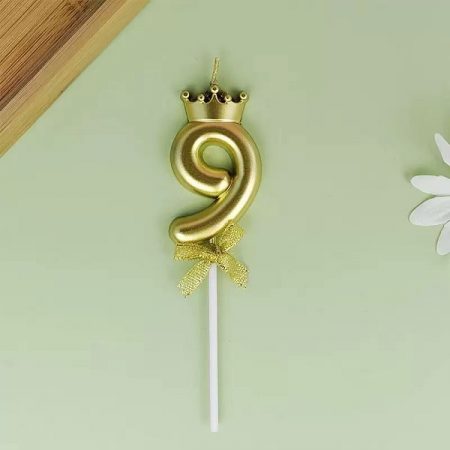 Золотая свеча цифра 9 – 59 065