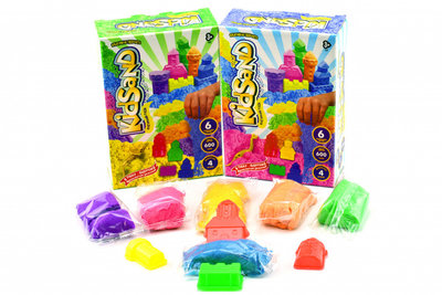 Кинетический песок ( KIDSAND ), 600 гр. коробка упаковка 22953