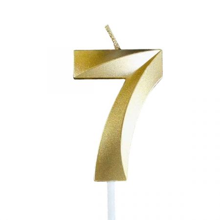 Золотая свеча цифра 7 – 59 046