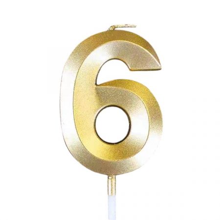 Золотая свеча цифра 6 – 59 045