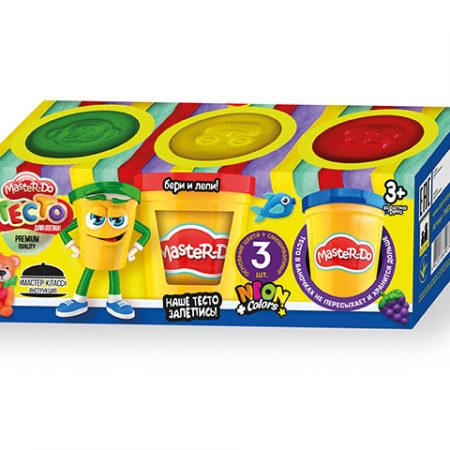 Набор для творчества (тесто для лепки MASTER DO) (3 шт. X 50 г) 19 490