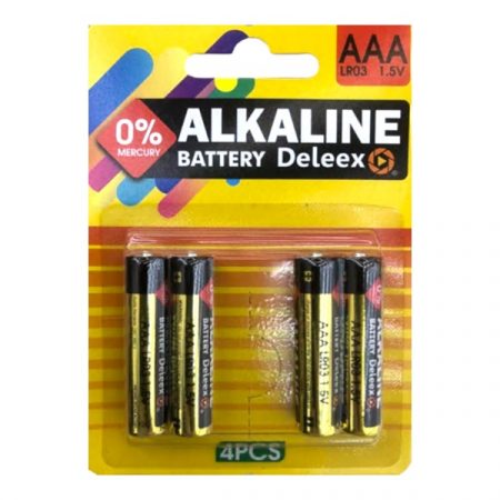 Набор щелочных батареек AAA (4шт) 63239