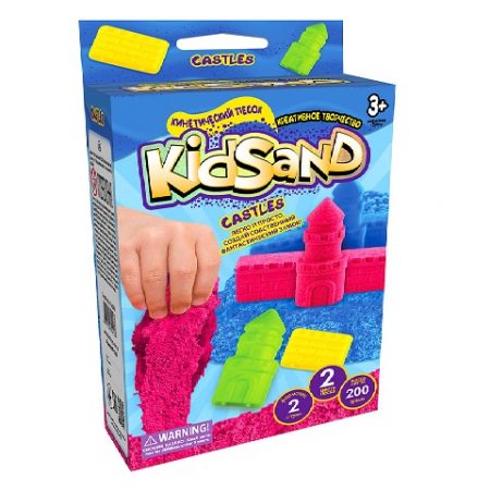 Кинетический песок ( KIDSAND ), 200 гр. коробка упаковка 22973