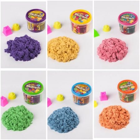 Кинетический песок ( KIDSAND ) 350г с формами 19405