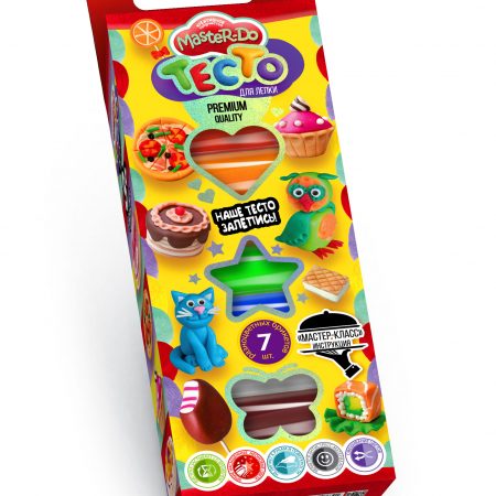 Creation set (Modelling dough) box 7colours, 140g 19417