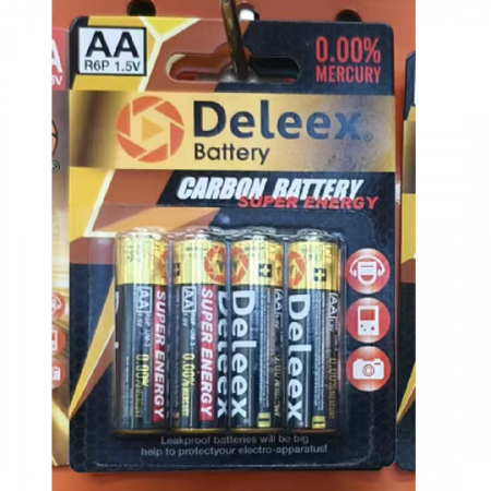 Набор 4 шт AA угольных батареек 70223