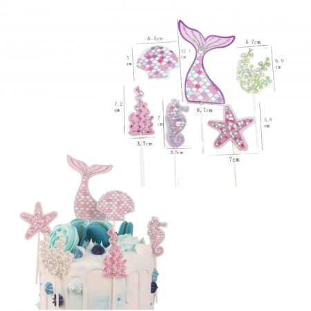 Mermaid Tail Topper (6 pcs) - 33 231