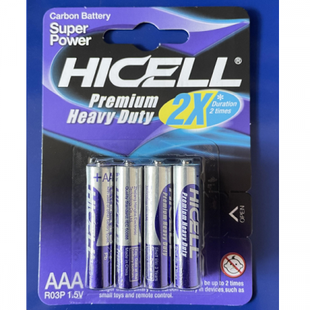 Набор батареек CARBON AAA (4 шт.) 56951